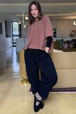 Cooper Needlecord Quirky Cocoon Pant Black  /14 =